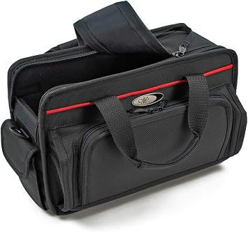 MCY CAMCB-02B Small DSLR / SLR / Mirrorless Camera Messenger Bag Wide-Opening Weatherproof - 16 x 10.25 x 8 inch، Black