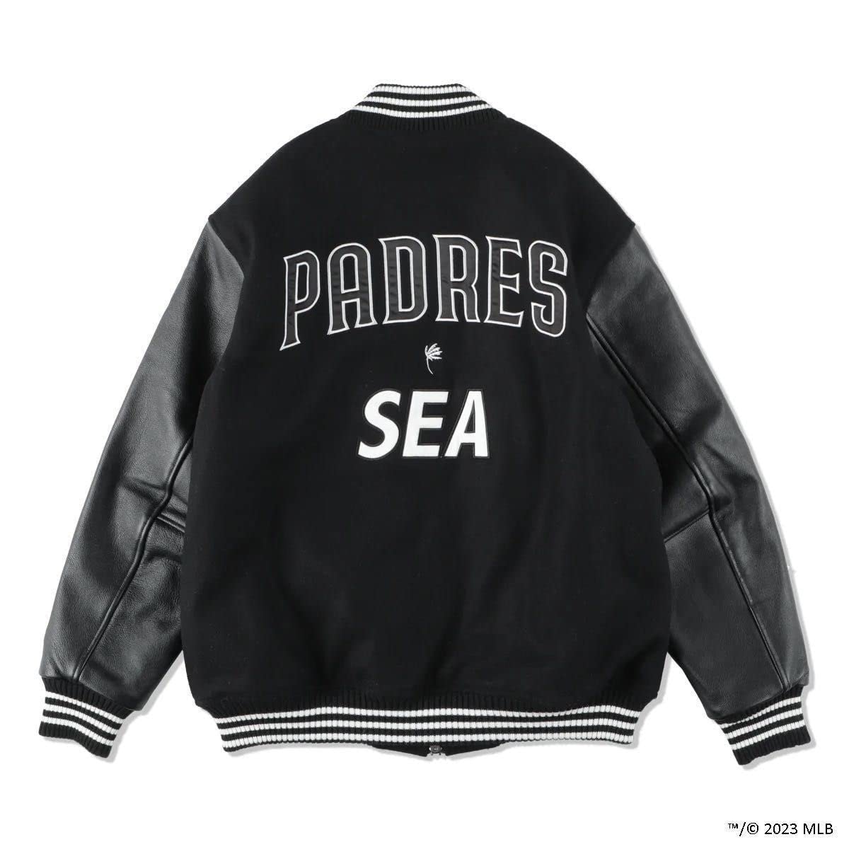 Amazon.co.jp: ウィンダンシー パドレス Varsity Jacket スタジャン 