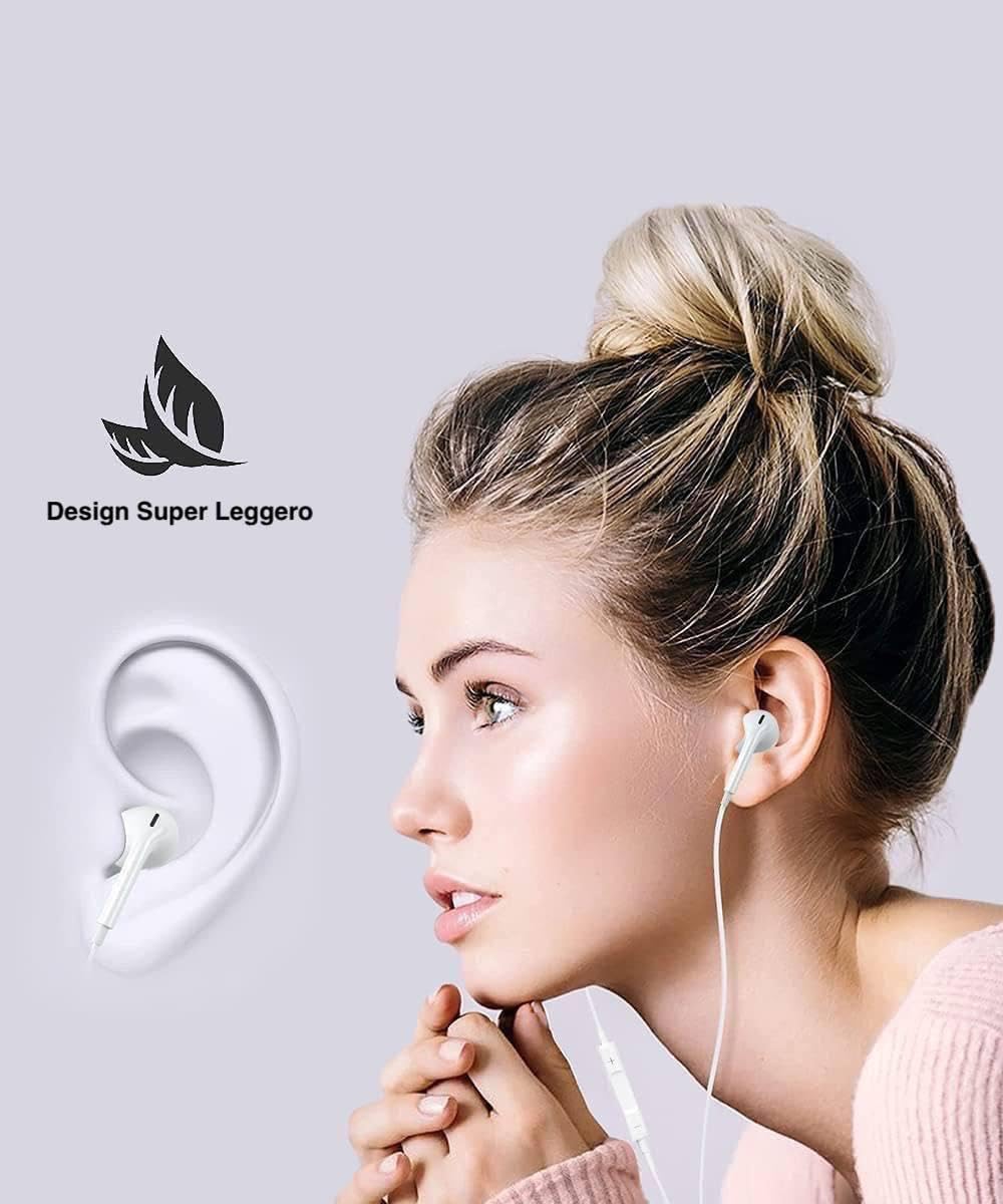 Cuffie USB C,Auricolari Type C con filo y Microfono Hi-Fi Stereo compatibile per iPhone 17/16/15 Pro Max Plus,iPad Pro Air,Samsung Galaxy S26/S25/S24/S23 A53 A33,Huawei,Google Pixel,Xiaomi