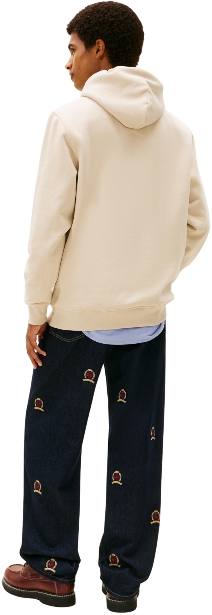 Tommy Jeans Sudadera Hombre Linear Logo con Capucha