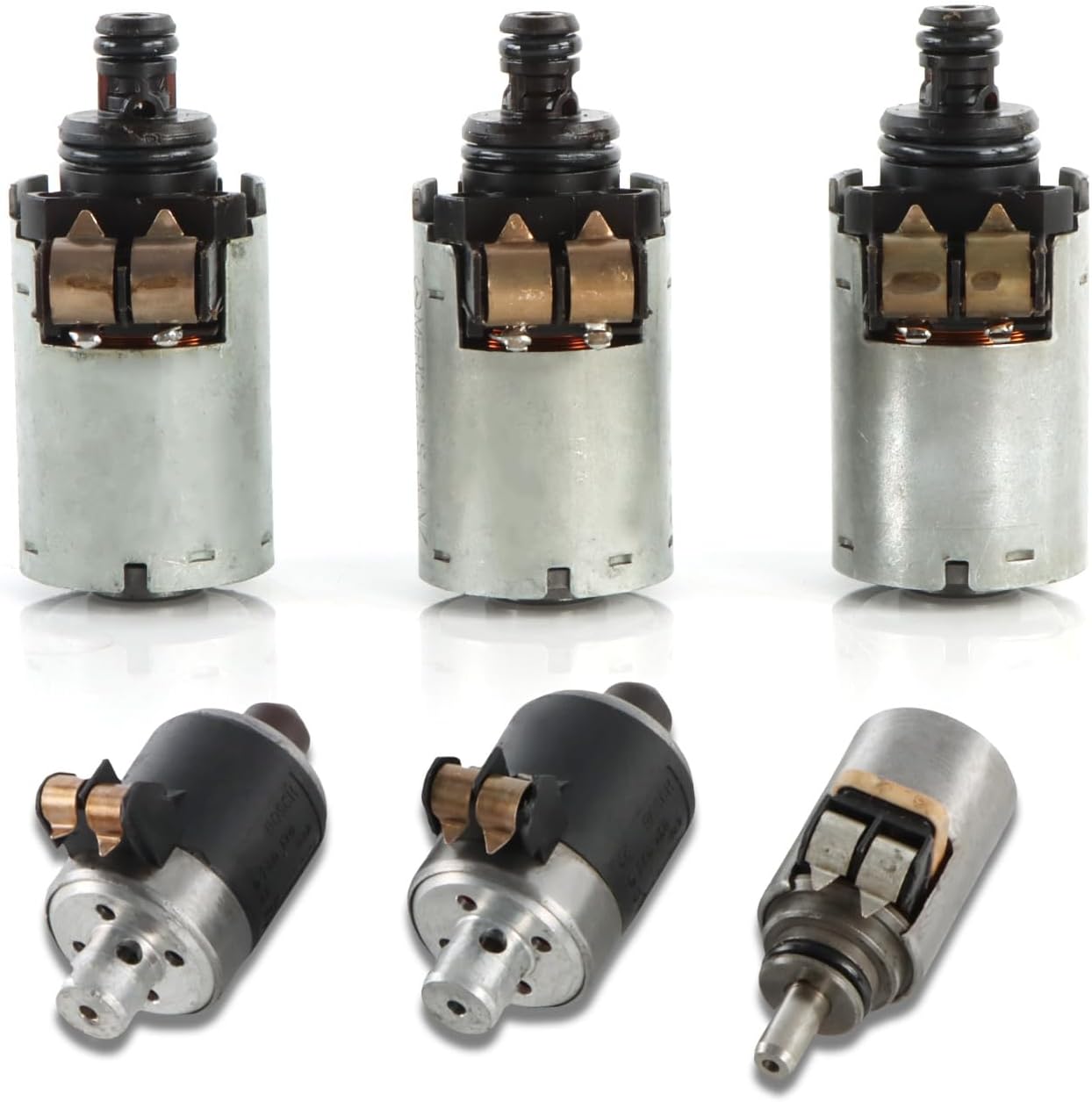 722.6 Solenoid Kit 5-Speed Automatic Transmission 6pcs Transmission Solenoids Fit for 1994-2005 E320 3.2L, Fit for 1994-1996 C220 2.2L, Fit for 1996-2003 C230 2.3L