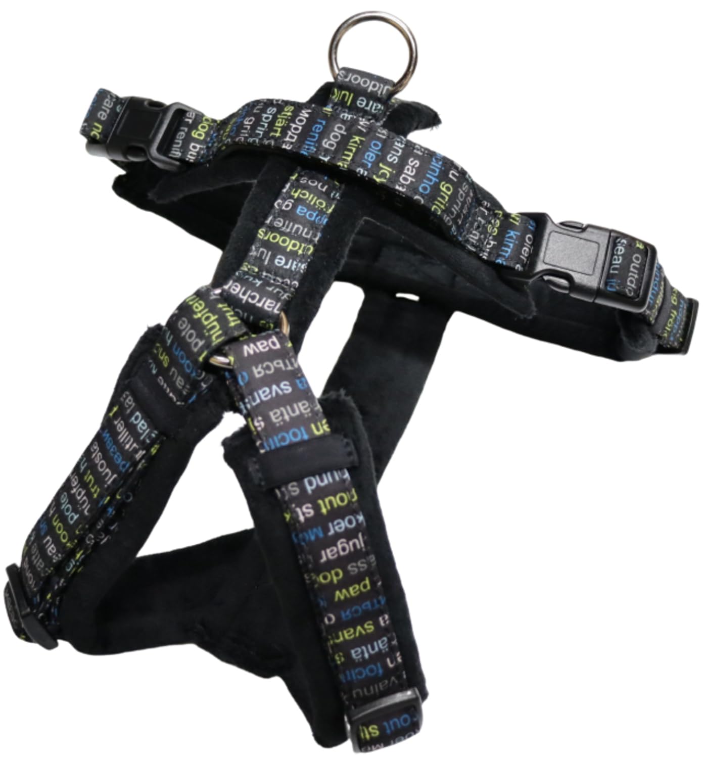 Zero Harness RATIA Black Boa XS évite les étouffements des petits chiens