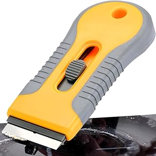 Oven Cleaning Tool Non Scratch with 15 Spare Replacement for Ceramic hobs Glass Oven Door, Windows,Glass hobs, Paint Glass