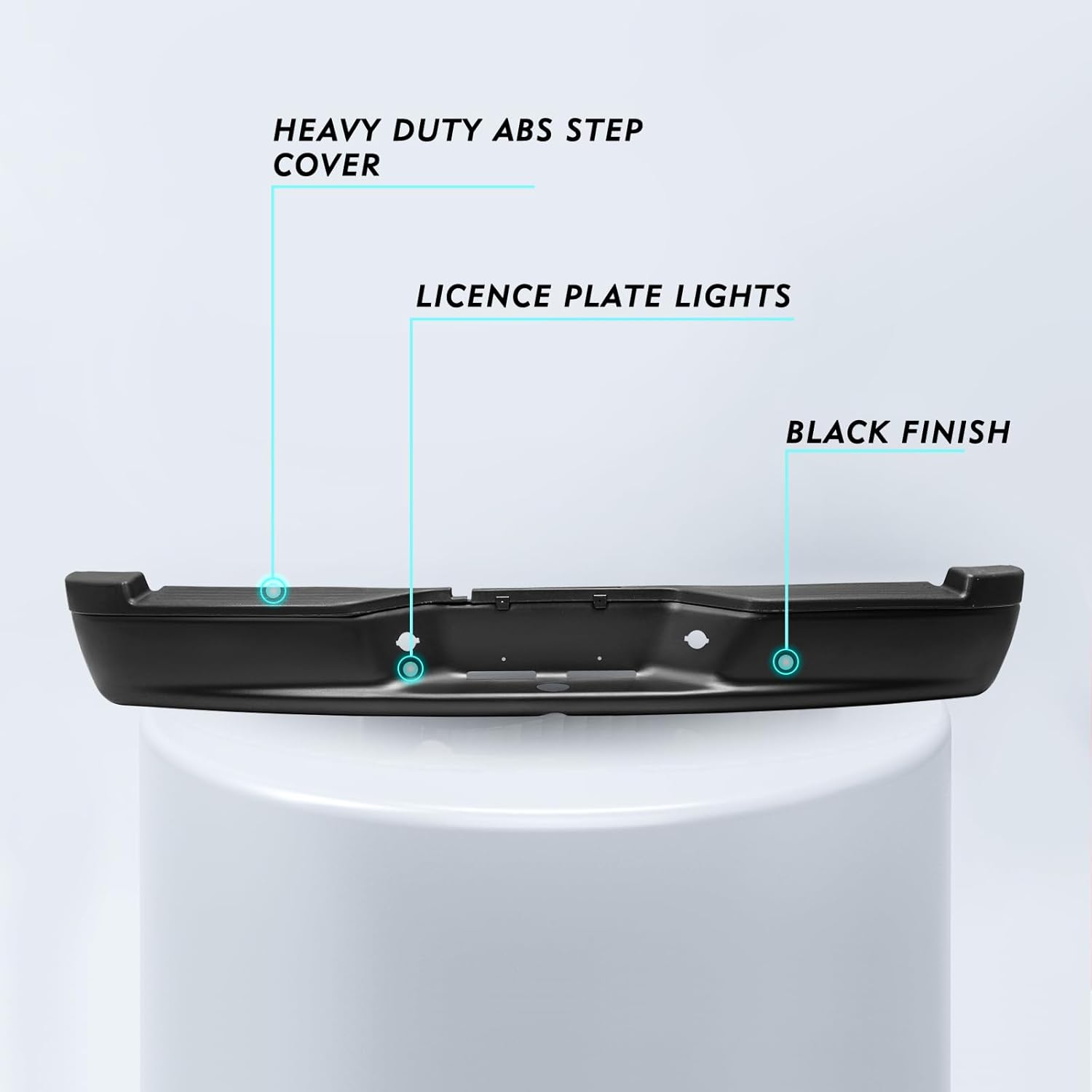 Rear Bumper Replacement for 2005-2011 Dodge Dakota | 2011 Ram Dakota | 2006-2009 Mitsubishi Raider Back Step Bumpers CH1103114