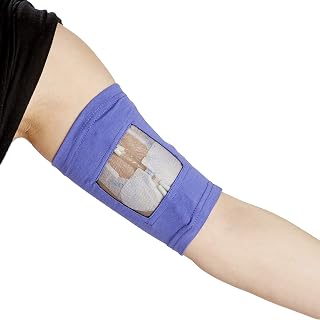 Care+Wear PICC Line Cover – Ultra-Grip PICC Line Sleeve for Upper or Lower Arm with Mesh Viewing Window, Provides Improved Comfort and Security for PICC Line Coverage