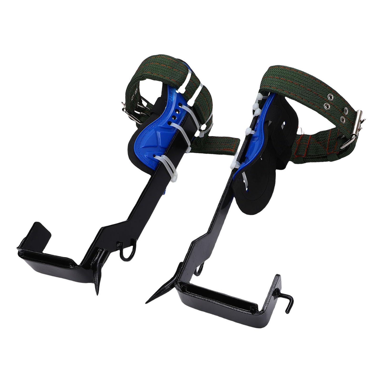 ASHATA Herramienta de Picos para Trepar árboles de Acero Inoxidable con Pedal Antideslizante para Poda de árboles y Operaciones a Gran Altitud 1 par