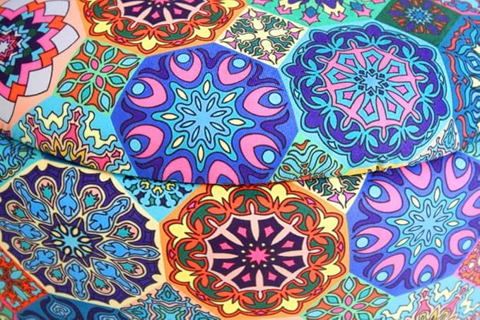 Image of Ottoman for Living Room, Velvet Round Foot Rest Stool, Wooden Legs Chair for Sitting, Ottoman for Bedroom & Makeup Room Decor | Chair (18 inchx18 inchx32 inch), Puffy (16 inchx16 inchx17 inch) | Healing Energy