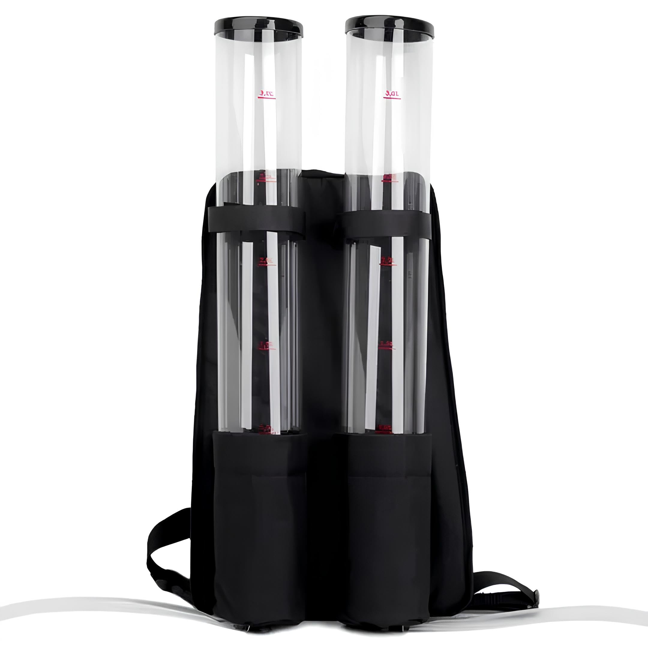 Zaino Distributore di Bevande Portatile 6 L (2 x 3 L) con Doppi Rubinetti, Sistema di Servizio Indossabile per Feste, Eventi e Uso all’Aperto