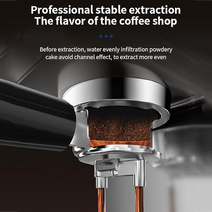 Cafetera Semi Automática de Espresso, 15 Bar, 1.6L, con Espumador de Leche miniatura 7