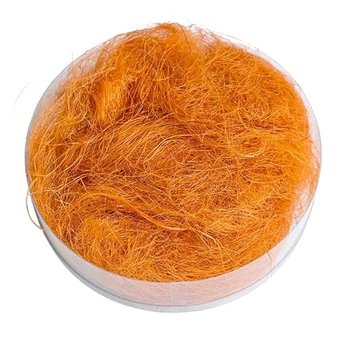 ハーバリウム 花材 シサル麻/ジュートファイバー 中身が見えるクリアケースに入っています 横浜ハーバリウム弐番店(ブリックオレンジ)