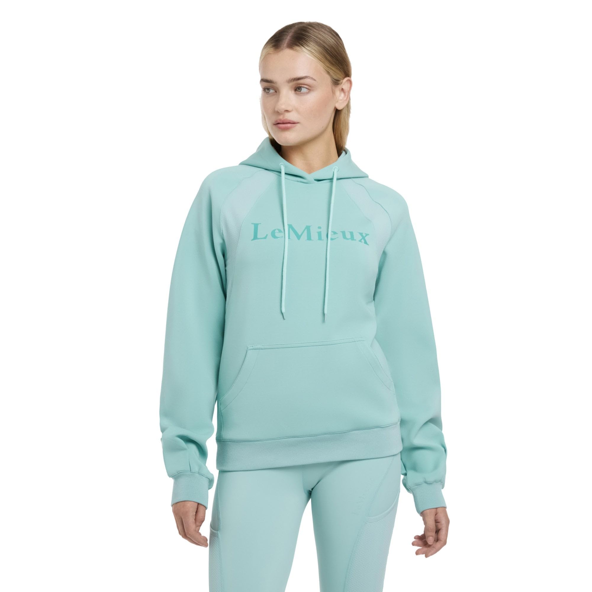 LeMieux Nadine Womens Lightweight Hoodie (UK, Numeric, 10, Regular, Regular, Aqua)