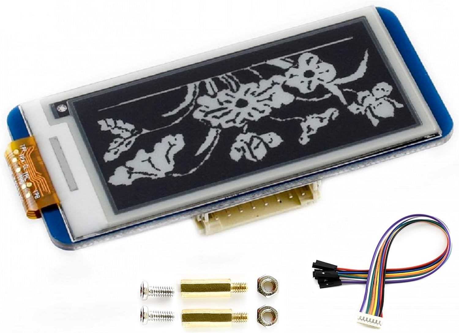 Waveshare 2.13inch E-Paper Display HAT for Raspberry Pi 4B/3B+/3B/2B/Zero/Zero W/Zero WH and Jetson Nano,250x122 Pixel Black,White Two-Color E-Ink Display SPI Interface Support Partial Refresh-image-29
