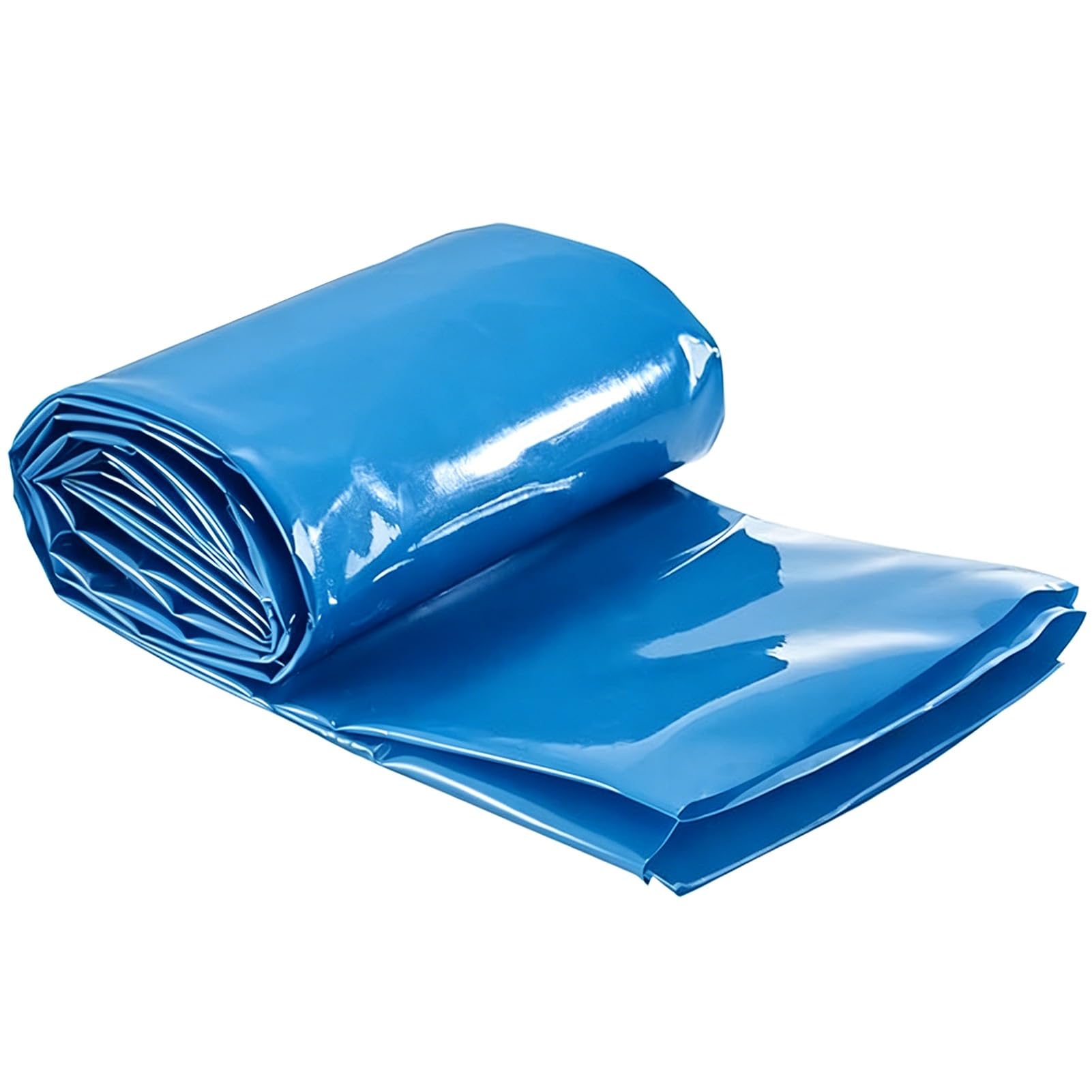 Hamankim Outdoor Preformed Pond Liner | Blue HDPE Pond Lining Film for Fish Ponds, Pool Membrane, Roof Tarpaulin | Flexible Pond Liner for Irregular Shapes(7x10m(23x32.8ft))