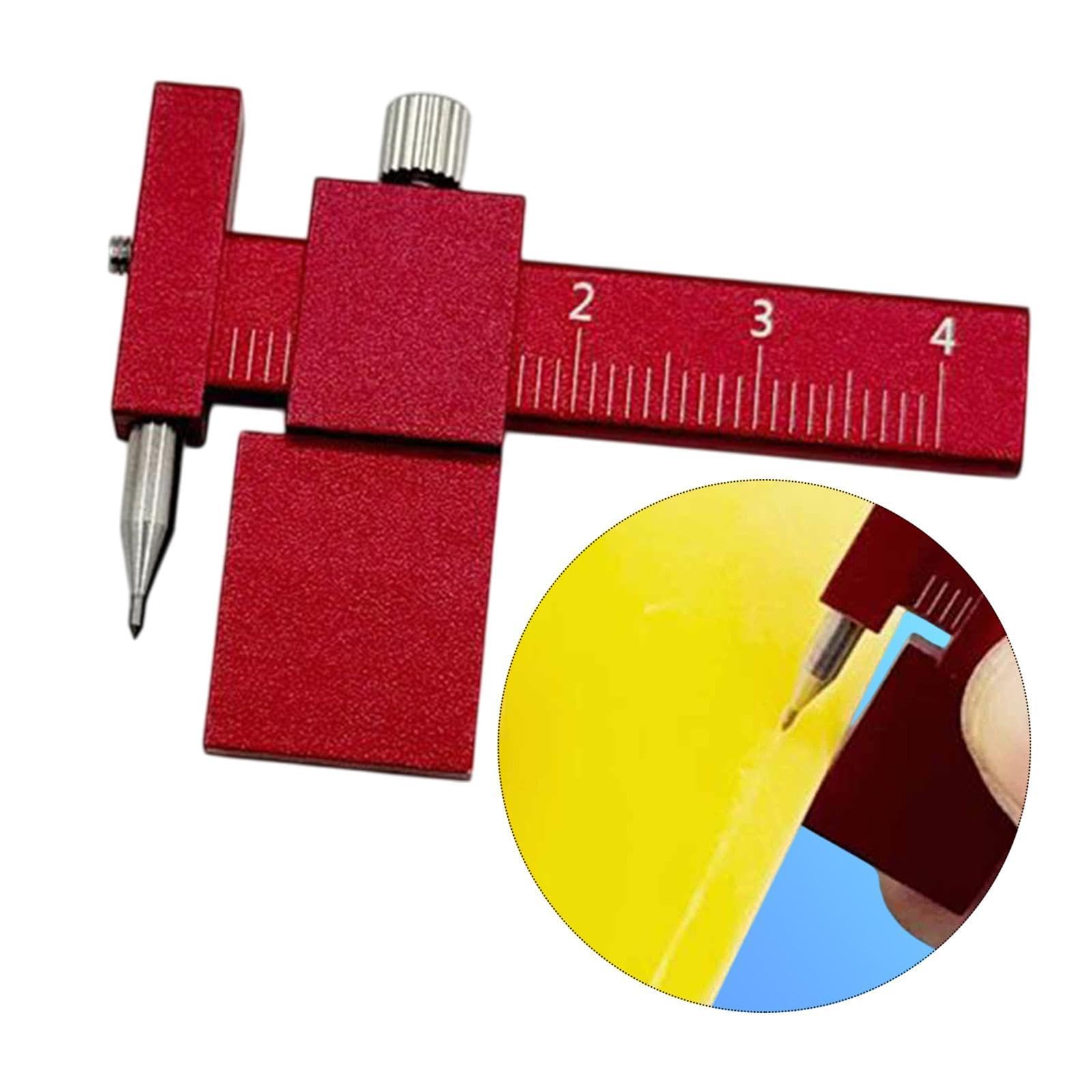 DYNWAVE Auxiliary Ruler Equidistant Parallel Scriber DIY Model Isometric Parallel Scribe Marking Line Ruler for Woodworking Drafting