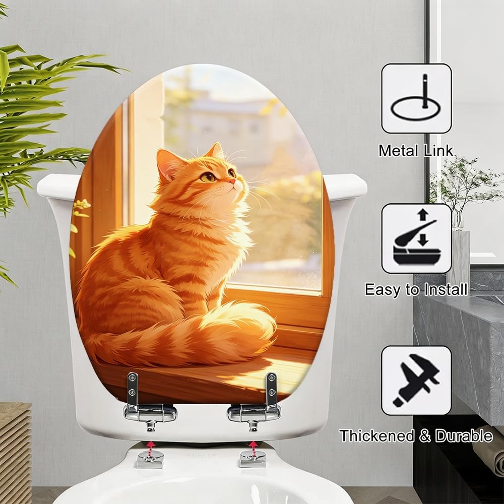 Sedile WC A50, universale, per uso bagno standard