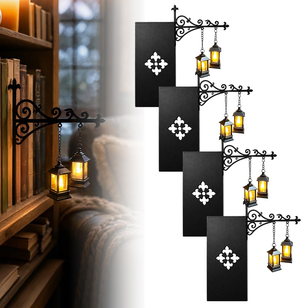 Library Lantern Mini Bookshelf Lamp - Decorative Bookshelf Lighting