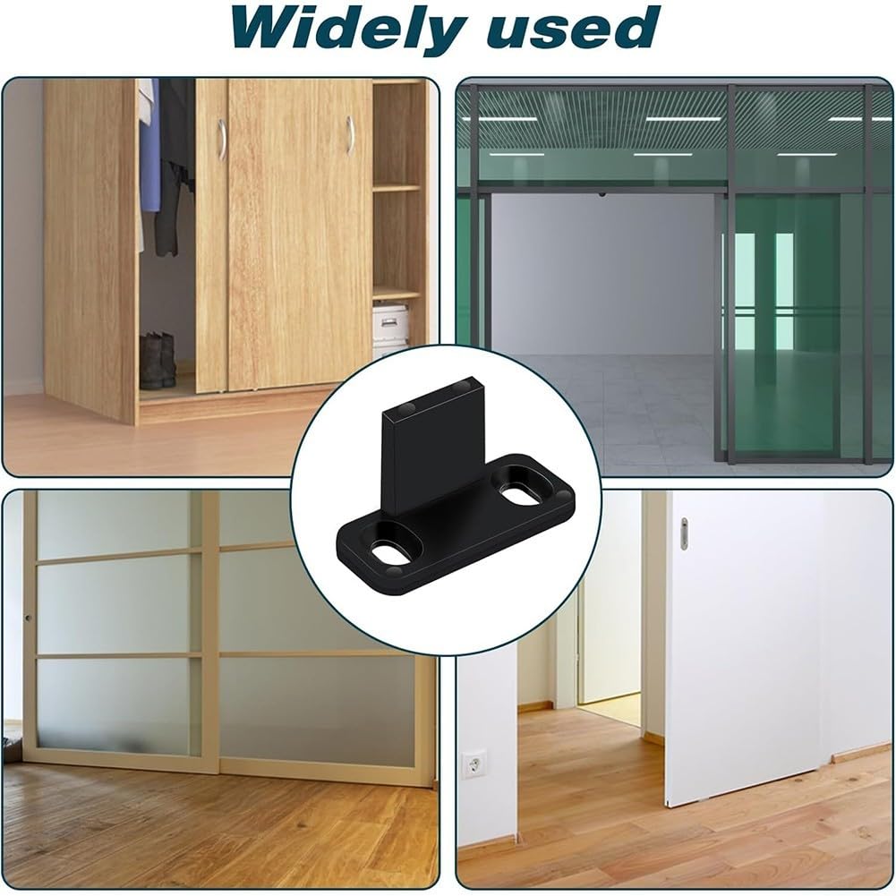 Schuifdeur Hardware Kit,Schuurdeur Track, 4-9. 6 FT Glijdende Schuur Deur Hardware Kit Top Gemonteerde Hanger Track Zwart Staal Kastdeur Roller Rail for Enkele Deur voor keuken, slaapkamer, schuren, g