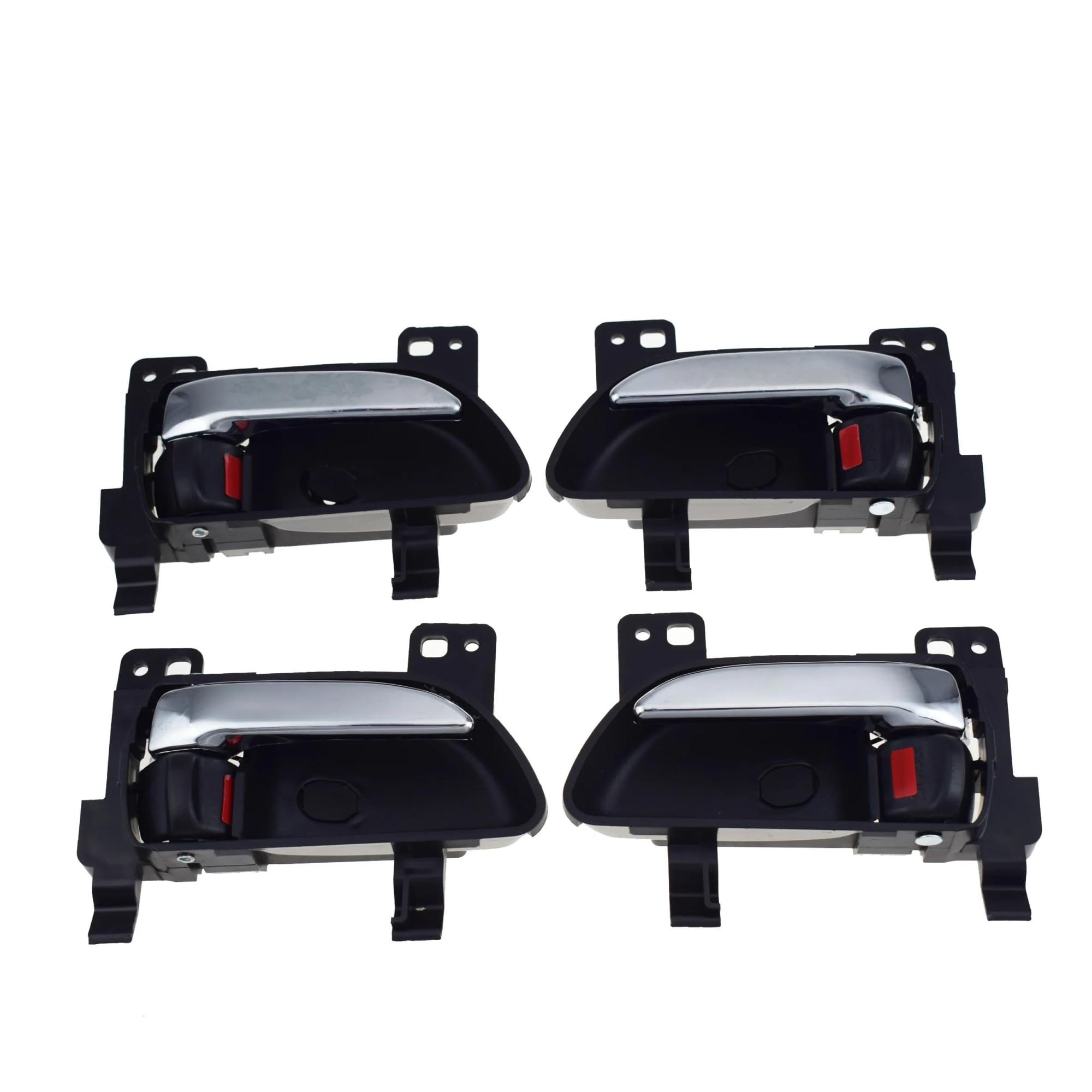 NOHEEU Car 1/2/4 Interior Door Handle for Subaru BRZ for Impreza for Forester WRX STI for Crosstrek(Set of 4 Sides)