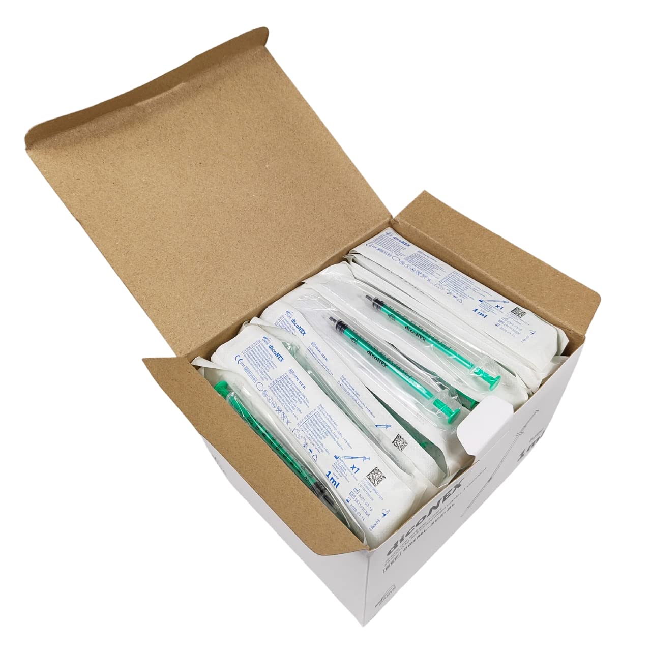 Siringhe senza ago Sterili 1 ml luer 100 pz