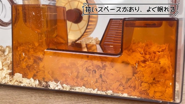Amazon | BriSunshine ハムスターケージ 大型 透明 2階建て 回し車