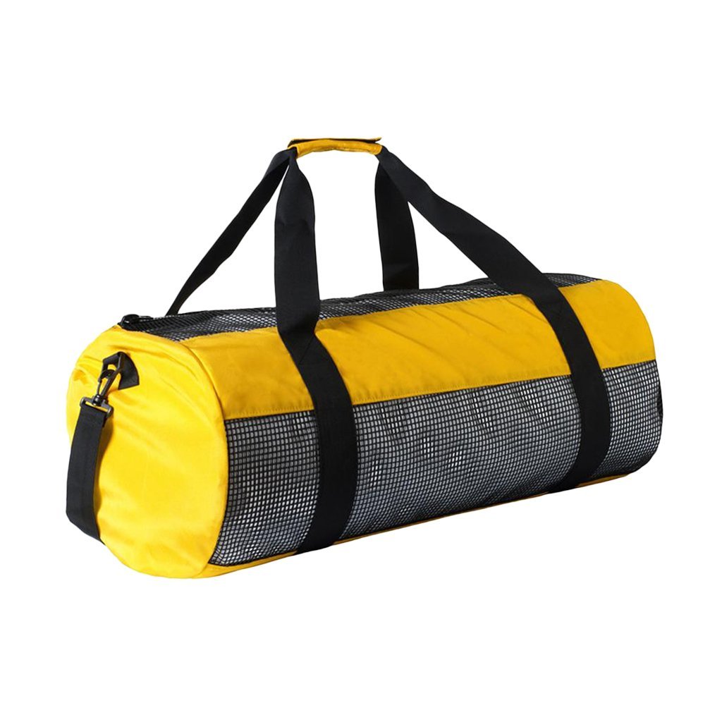 Sac de plongée grande capacité en maille filet Sac à main Sac à bandoulière pour entraînement de natation, plongée avec tuba