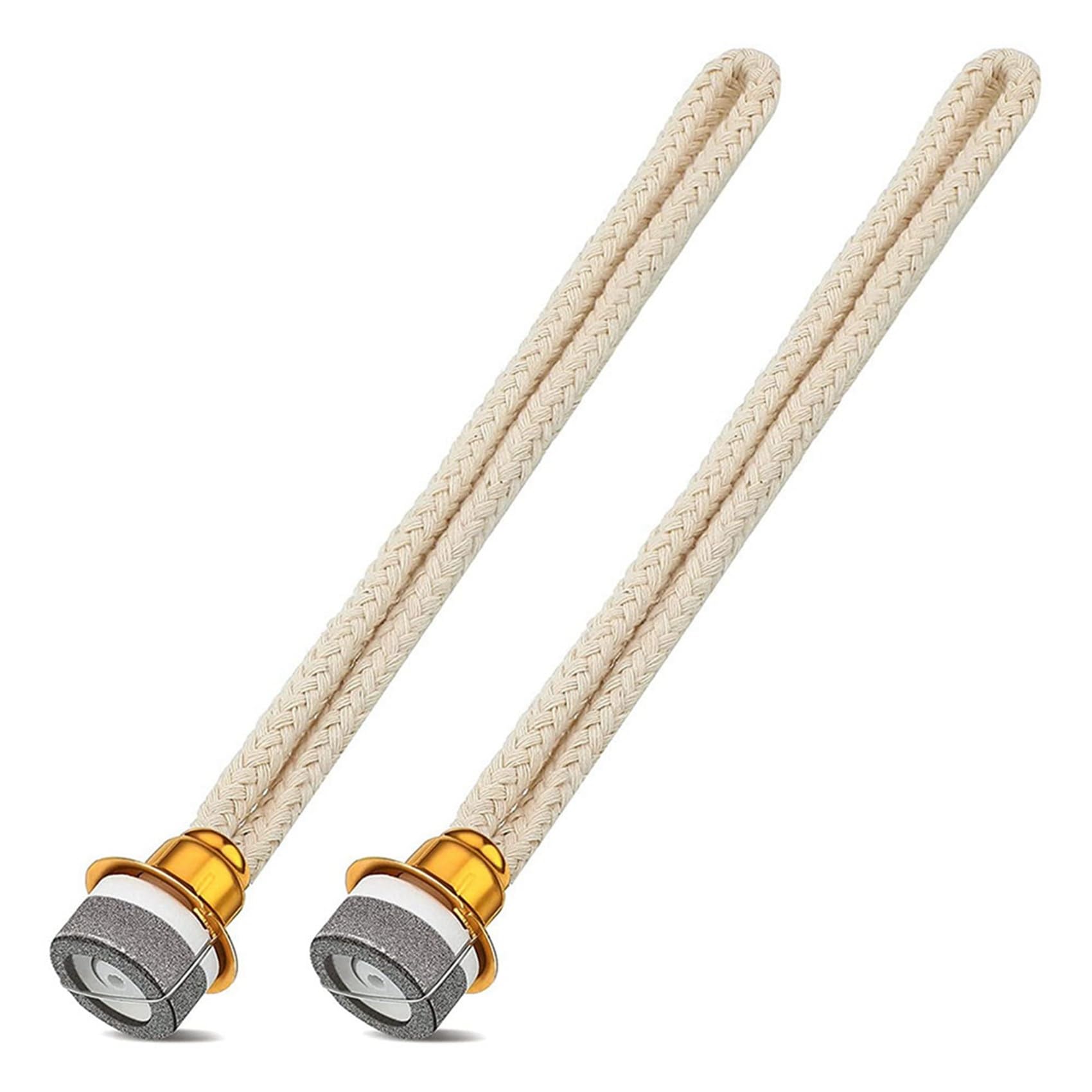 Plomevry 2 Pcs Oil Lamp Wick Replacement, Air Control Catalytic, Regular Size, 2 Pack