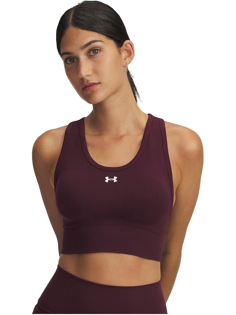 Red Under Armour Vanish Seamless Mid Impact Sports Bra