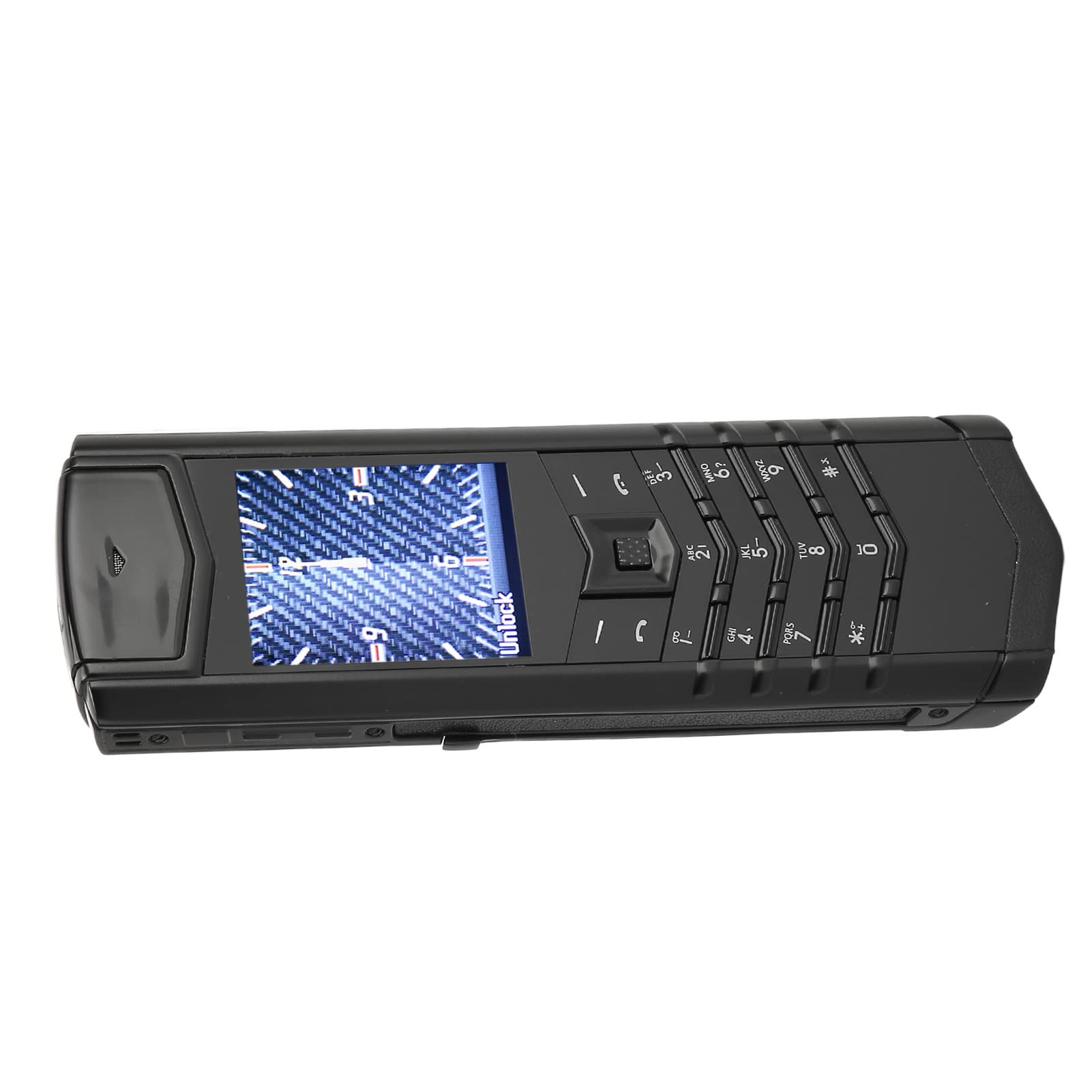 Starszy Telefon Komórkowy, Tylna Kamera 5 MP Starszy Telefon Komórkowy Dual Standby dla Uproszczonej Sieci 2G Dual SIM Backup (Czarny)