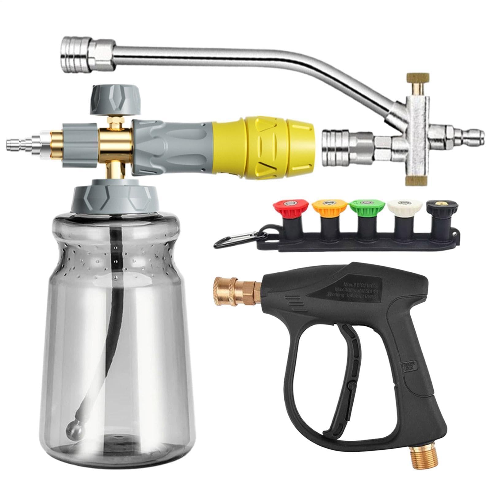 Schaumkanone für Hochdruckreiniger, 4000 PSI, Alu-Set