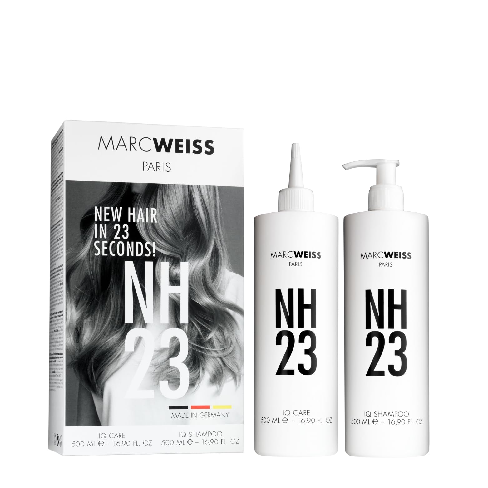 Marc Weiss NH23 Repair Kit IQ Shampoo IQ Care 16 9 fl oz Each Advanced Hair Repair System