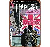 John Constantine Hellblazer 11 Comics Poster Retro Metal Tin Sign Wall Home Art cave bar Club 8x12 Inches