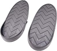 UGPLM Set of 2 Rowing Machine Foot Pedals Replacement - Non-Slip Textured 11.8x5in for Indoor Rowers, Durable PP Gym Accessory