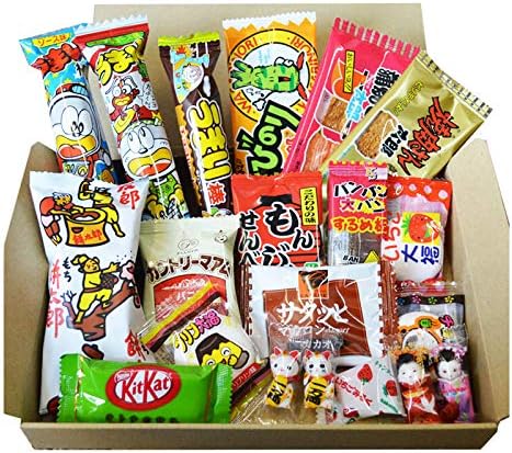 New Japanese Dagashi snack trial BOX set KitKat gift present with AKIBA KING sticker