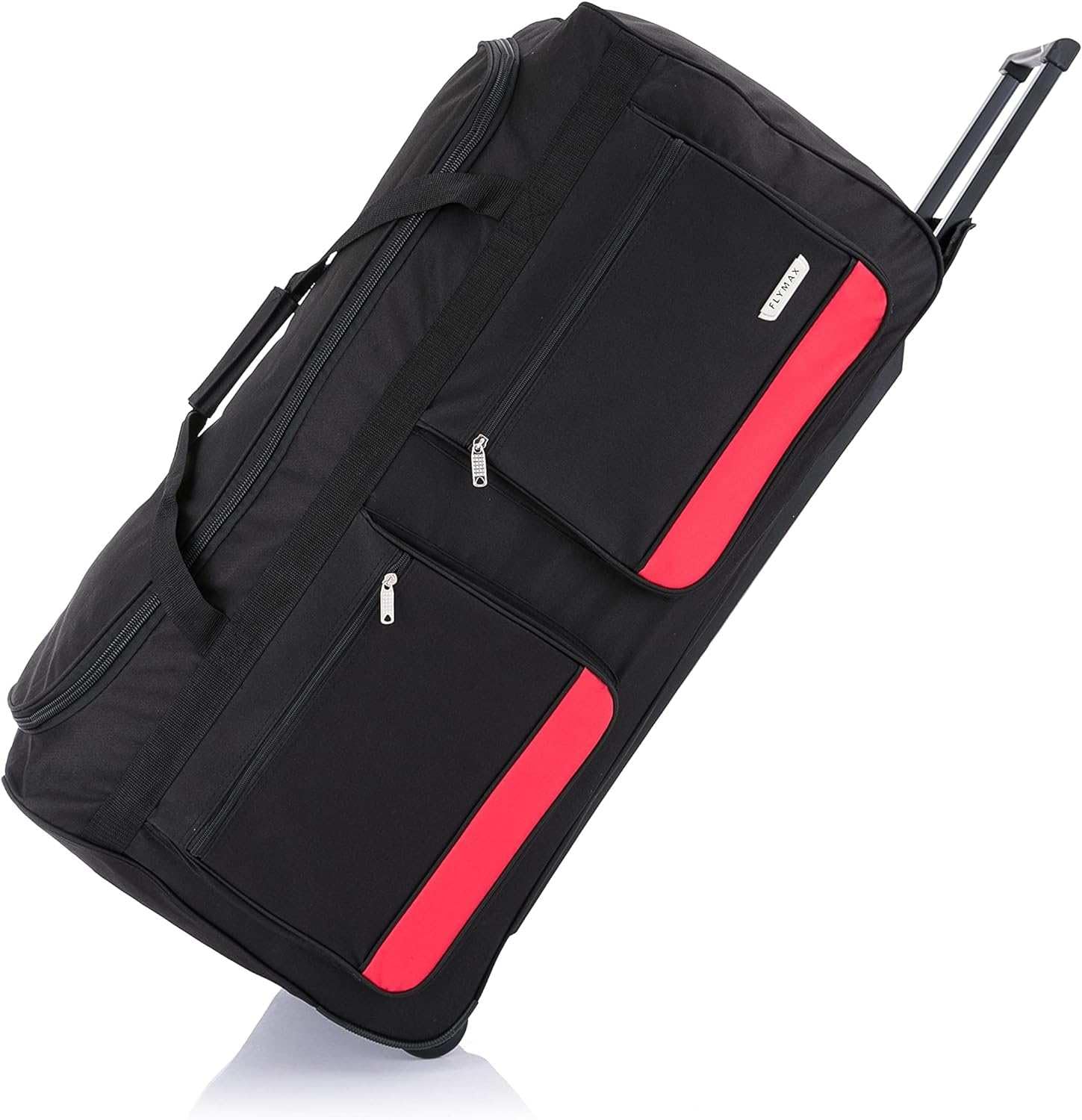 Large Wheeled Bag XL Suitcase Medium Holdall Travel Rolling Duffle Bag, Red, 36", sporty-image-48