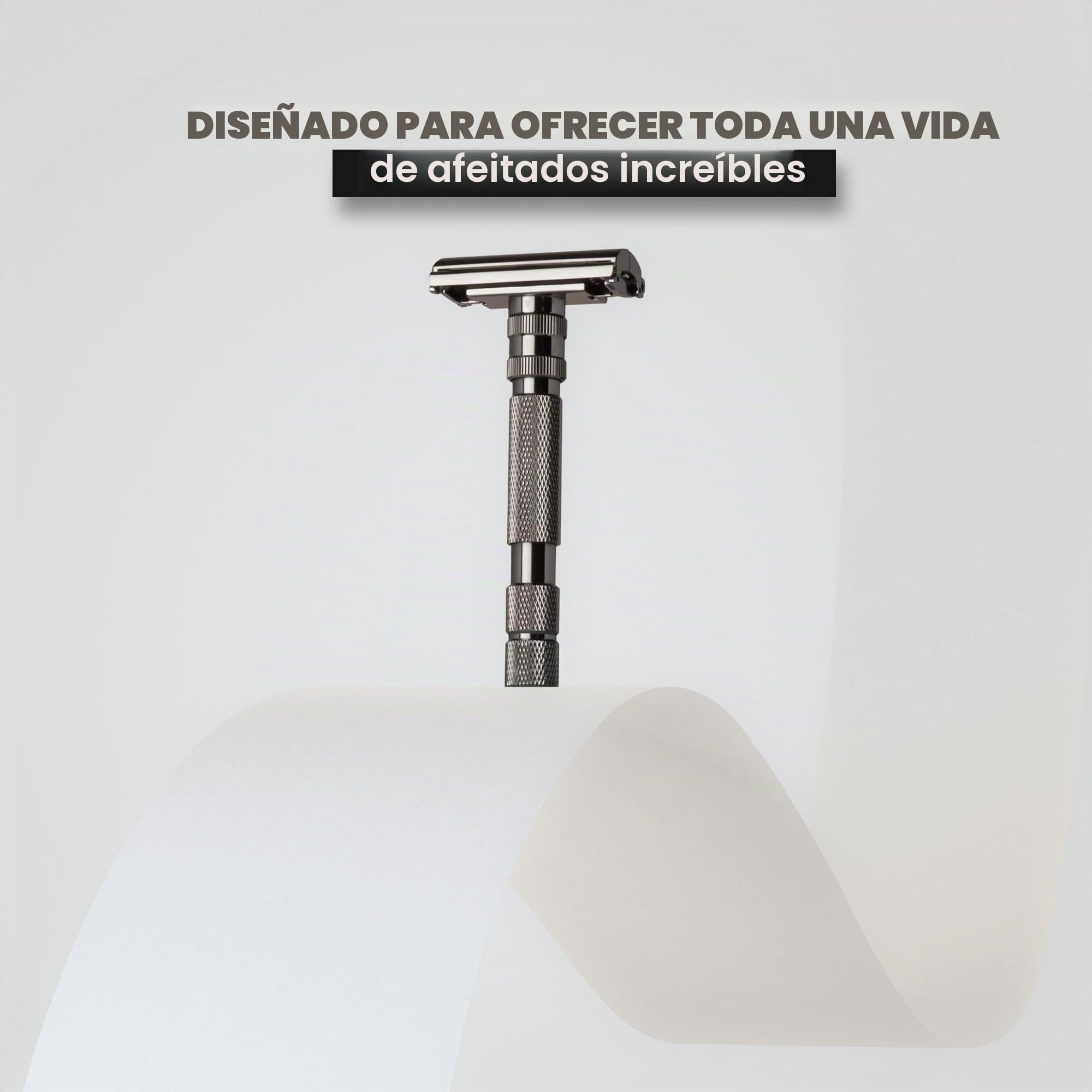 Rockwell - Afeitadora de seguridad T2 ajustable TTO Gun Metal