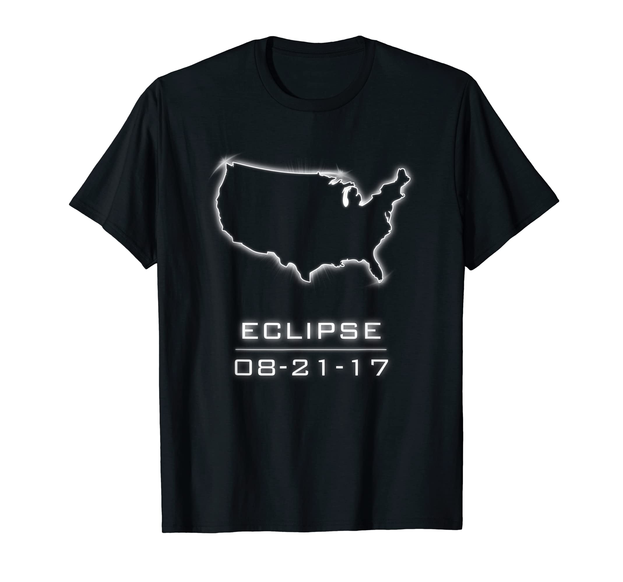Total Solar Eclipse America Map August 2017 Astronomy Tshirt T-Shirt