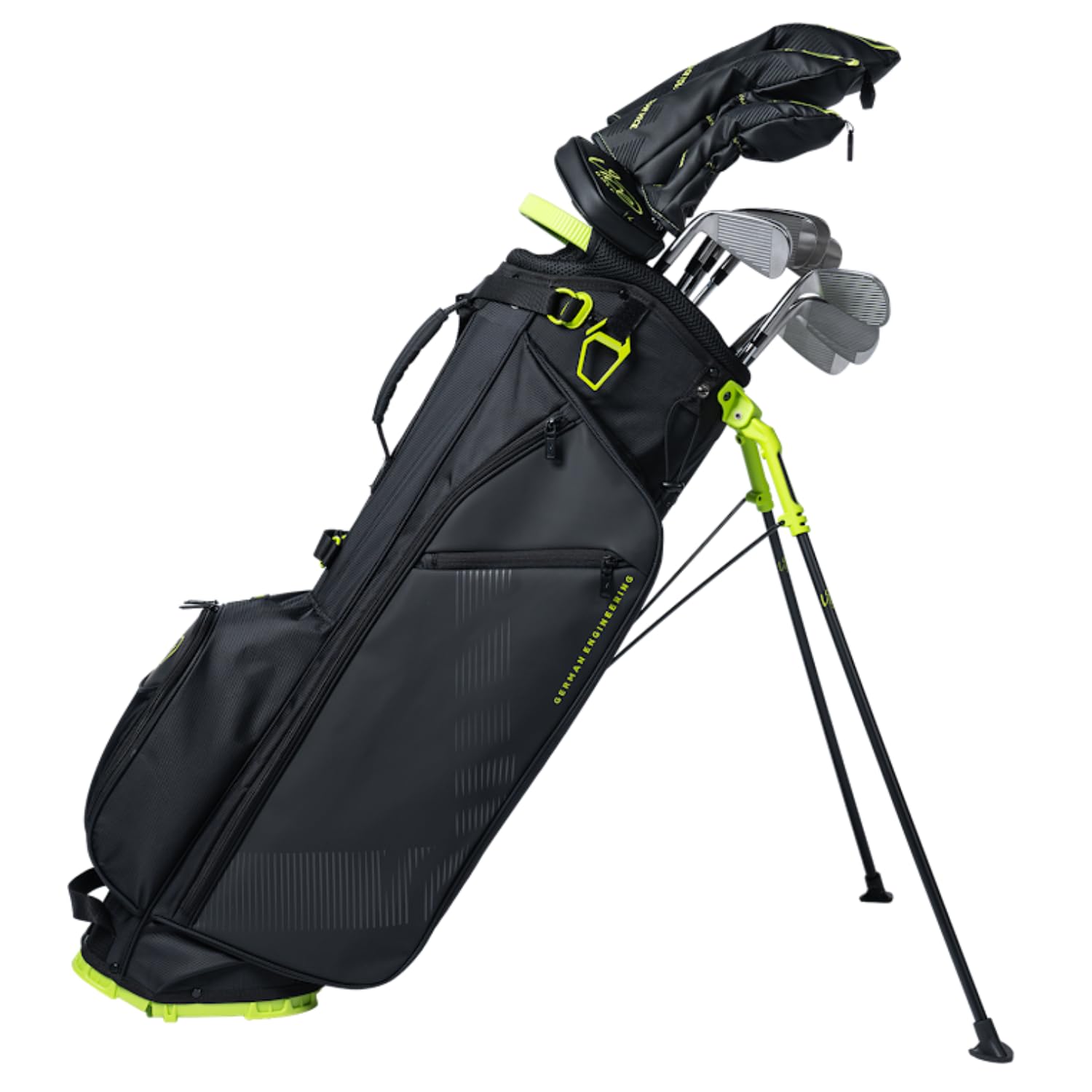 Vice Golf Boost Plus - Juego Completo de Palos de Golf para Hombre con Bolsa de Golf (Mano Derecha) (Negro/Plateado, Grafito)
