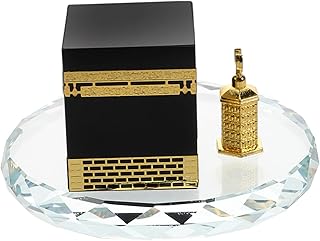 Amosfun Round Crystal Model 3-Piece Set Islamic Architecture Table Decor...