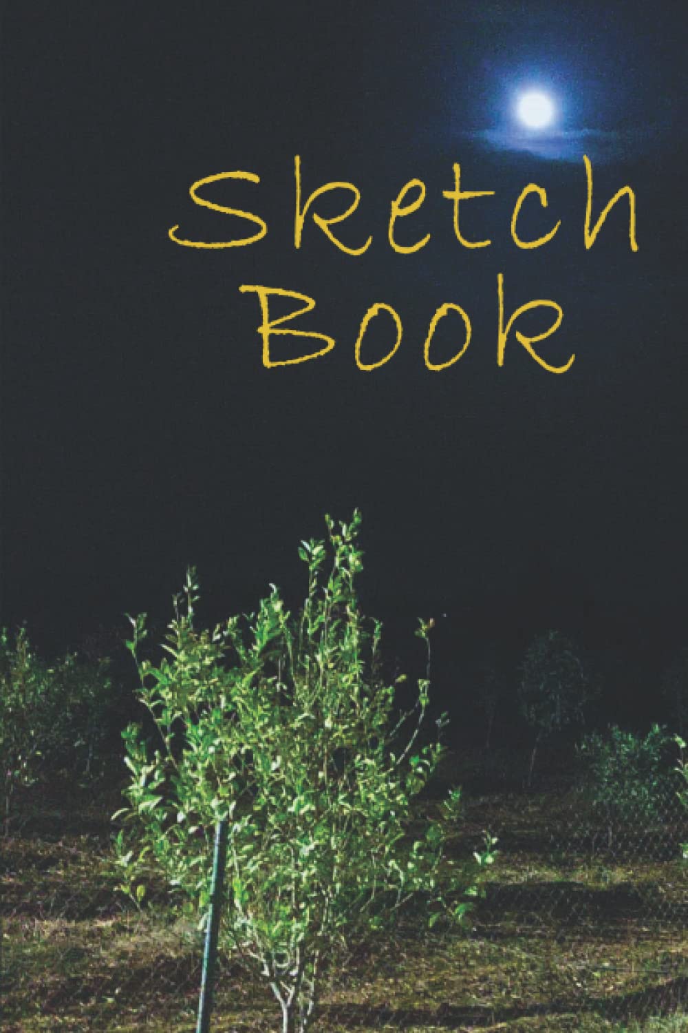 Sketch Book110 Pages, 6x9: Sketch Book: Awesome Star Night Cover