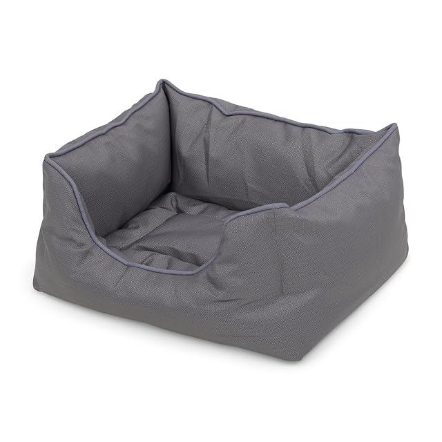 Foto 2 de 7 de Petface Planet Ocean Cycle - Cama Cuadrada para Perro con cojín Reversible, Gris, pequeña (Paquete de 1)