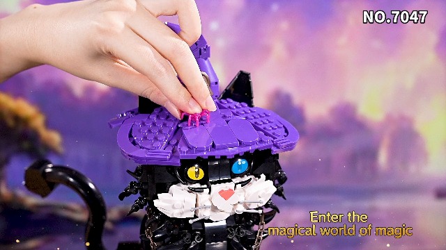 Amazon.com: Ideas Harry Magic Cat Animal Building Set, Compatible
