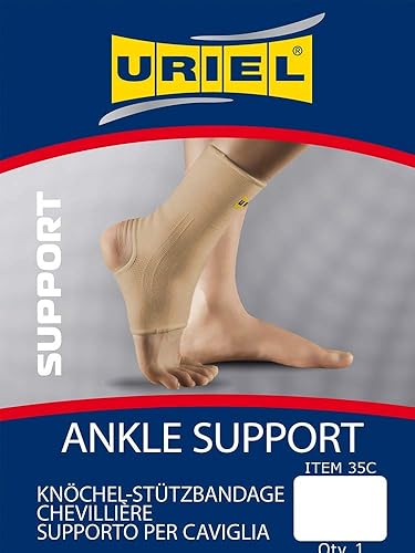 Miniatura 2 de URIEL Meditex - Tobillera de compresión calmante (alivia la fascitis plantar), talla M (beige)
