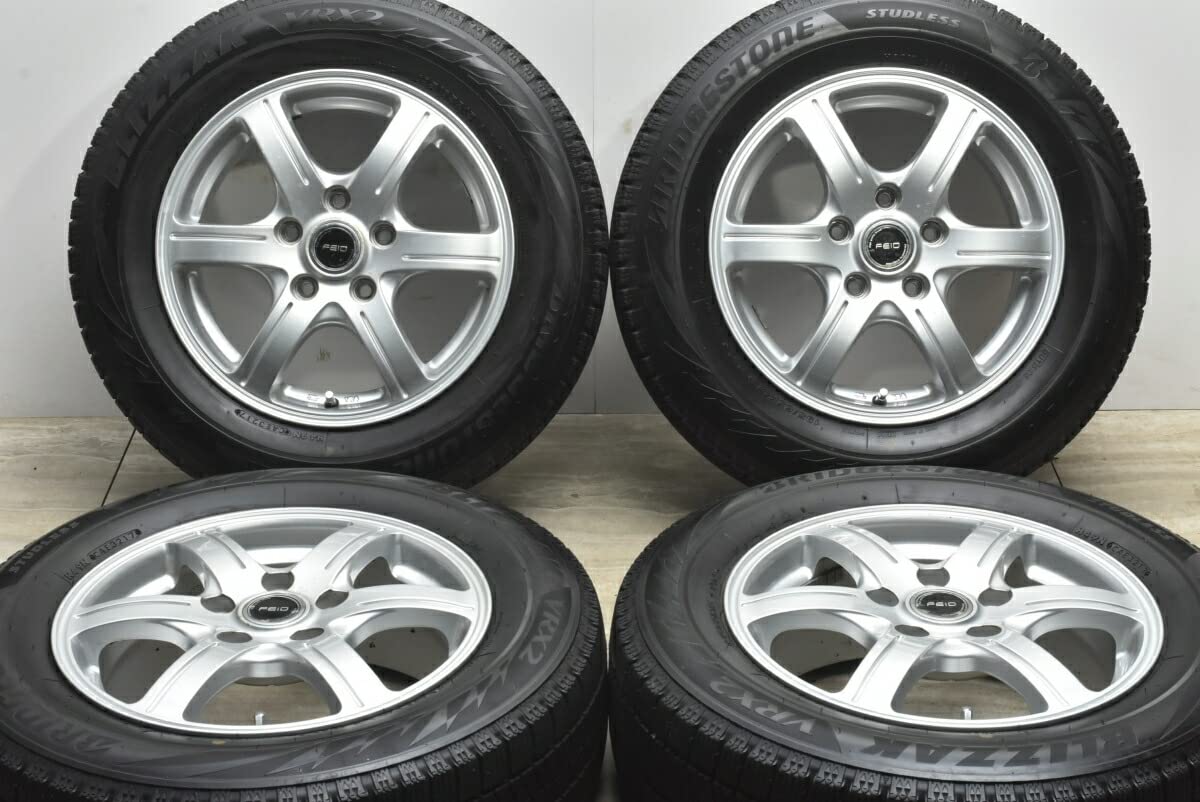 メーカー不明 アルミホイール 15インチ 4本セット 195/65R15 5穴