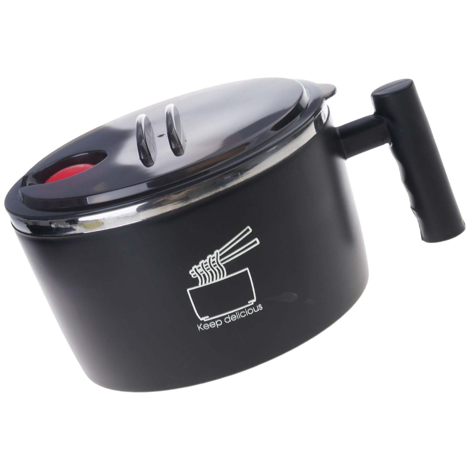MALSSE Multifunctional Stainless Steels Ramen Serving Bowl Dishwasher Safe Lunch Container with Lid Portable Dining Solution Leak Proof Portable Soup Container for Travel