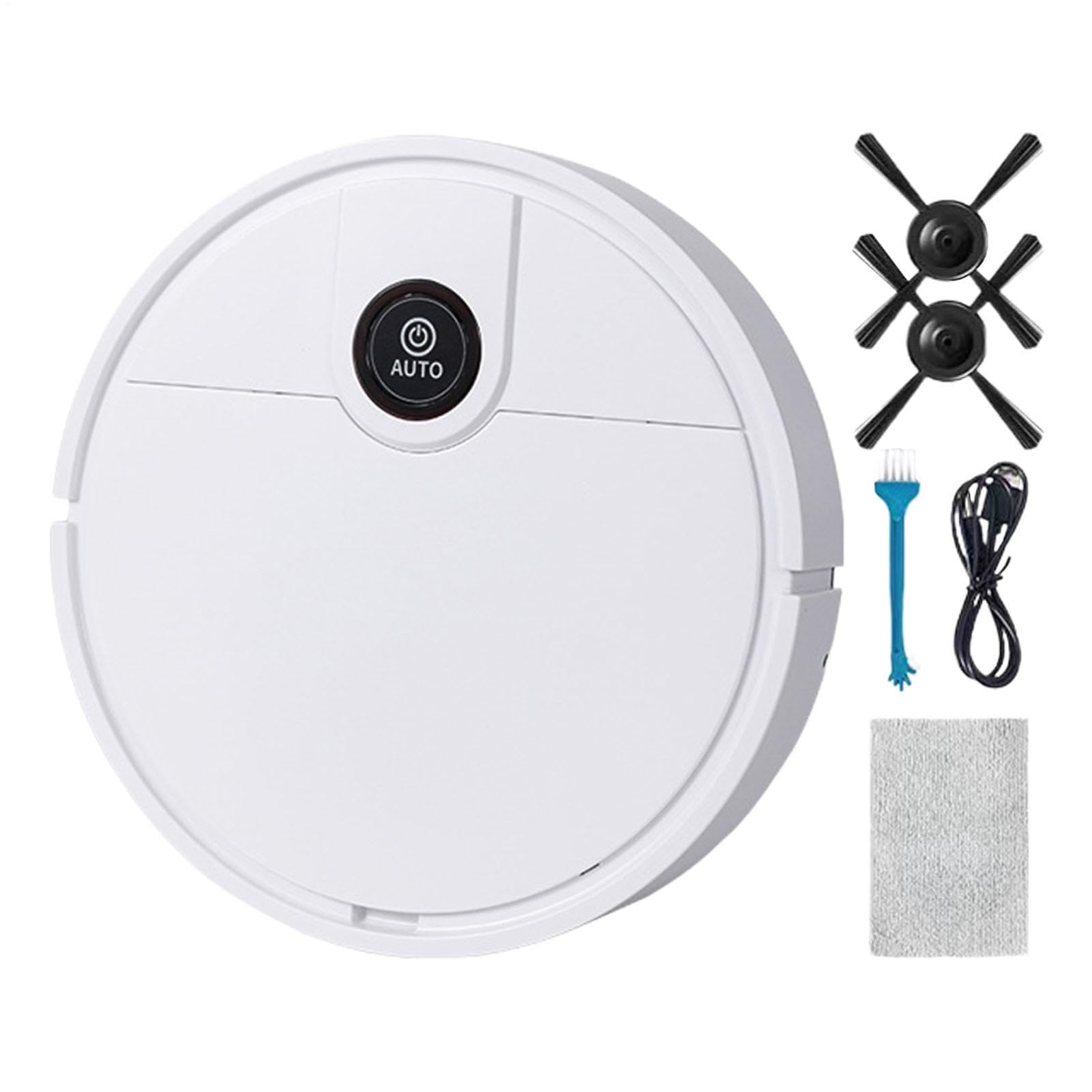 Robot aspirador automático de vaciado automático | Robot de limpieza de suelos para alfombras, oficinas, apartamentos, salas de estar, dormitorios, cocinas y baños