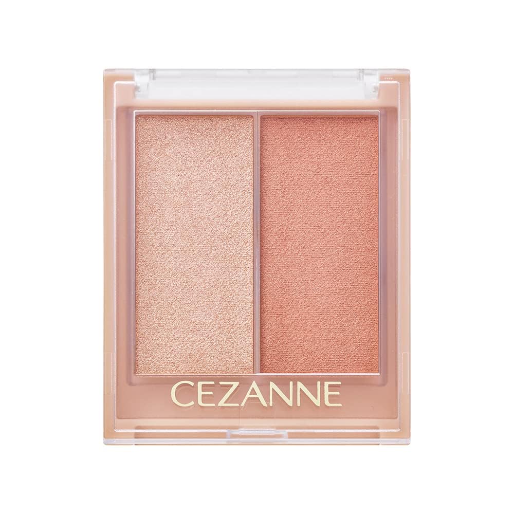 Cezanne Face Glow Color 01 Apricot Glow 5.9g Face Color Blood-tone Color Dewy Gloss : Beauty