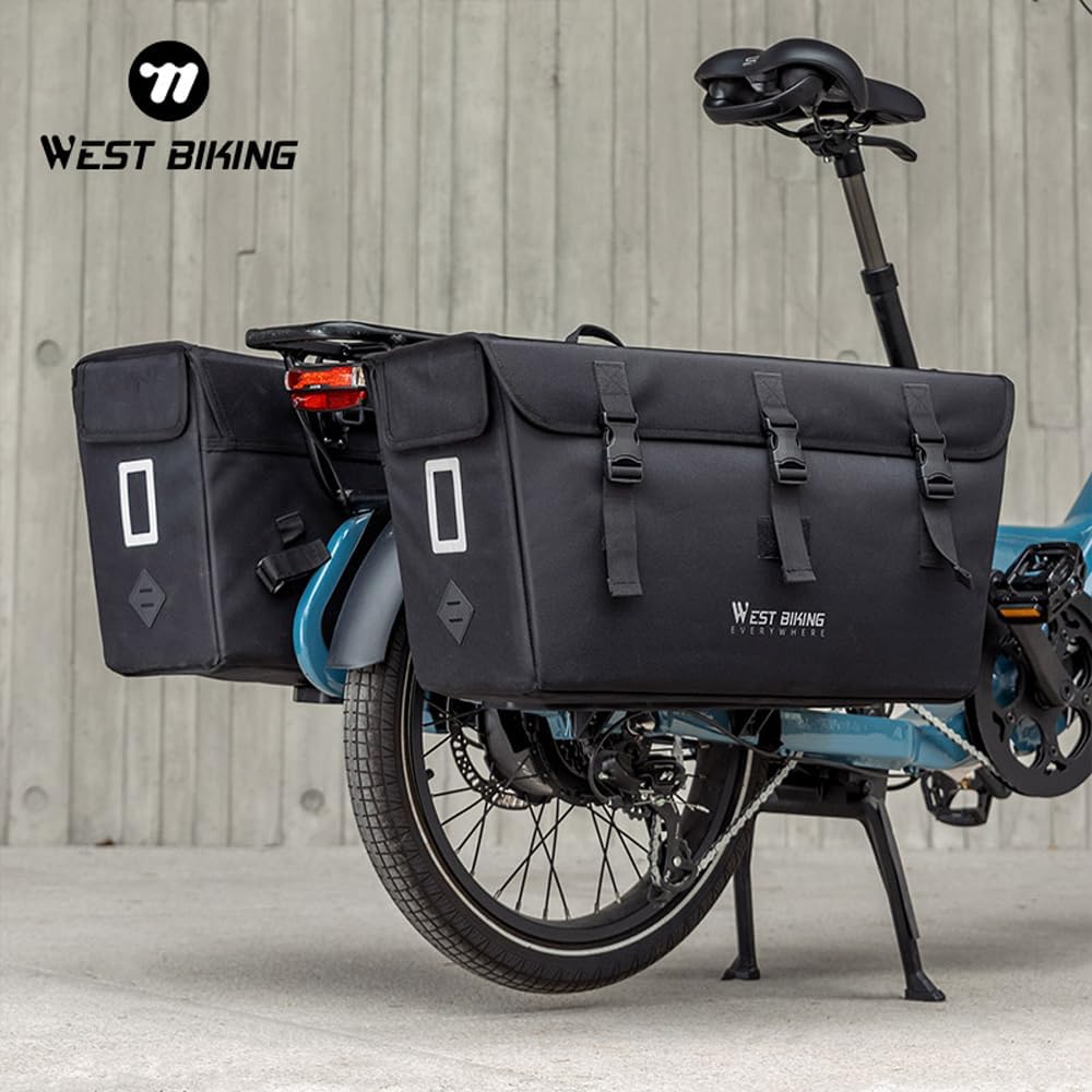 Electric Bike Rear Seats Bag Riding Storage Bag Large acity Rack Seats Bag Bike Rear Rack Bag Electric Side Bag Riding Accessory
