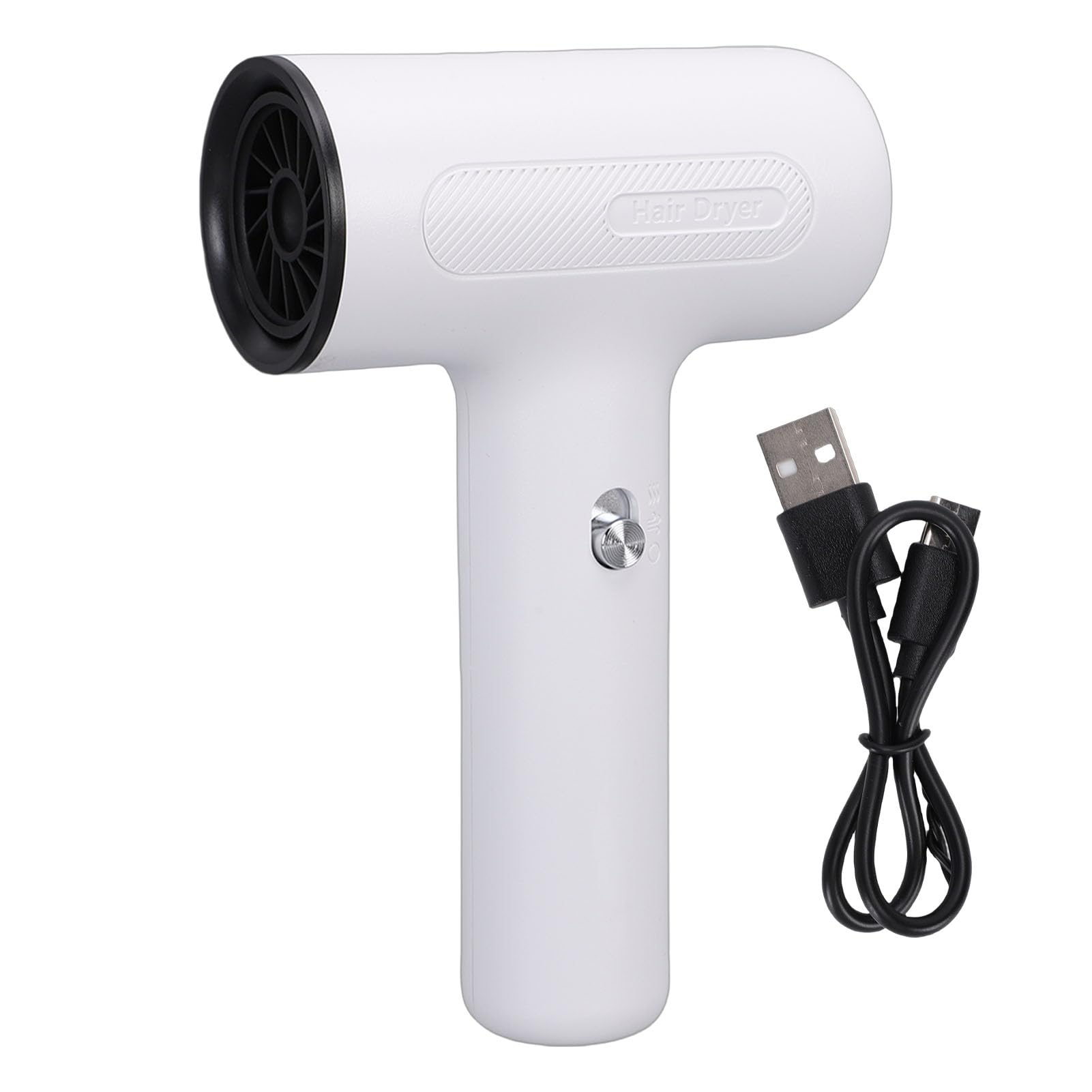 TOPINCN Akku-Haartrockner, 500 W, Brstenloser Motor, Reise-Haartrockner,  Wiederaufladbarer Fhn fr Camping Im Innen- und Auenbereich,  Farbtrockner, Aquarell-Luftgeblse fr (WHITE) : Amazon.de: Kosmetik