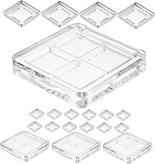 4pcs sombra de ojos contenedor compartimiento...