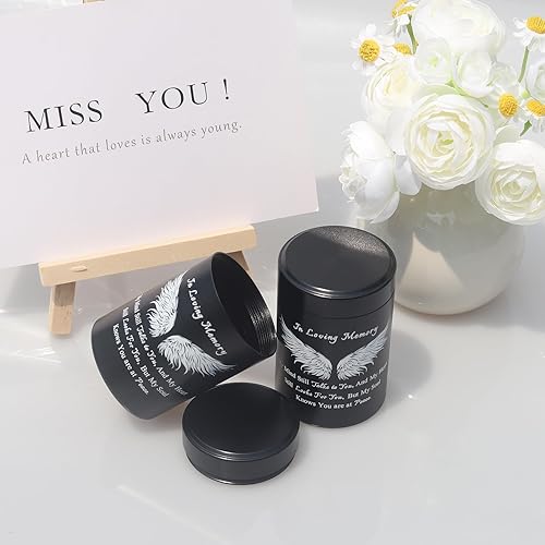 Miniatura 9 de Urnas pequeñas para cenizas humanas, juego de 6 mini urnas para cenizas de 3 pulgadas, urnas de recuerdo para cenizas, contenedor de cenizas